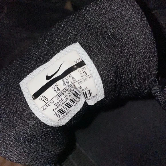 Men's Nike Shox Deliver Triple Black - Picture 6 of 7